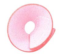 SWOOMEY Collar Protector Antimordeduras para Pájaros Rosa de Cuero Microfibra Que No Interfiere Comer ni Volar para Promover la Cicatrización de Heridas