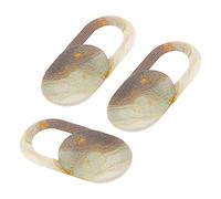 SWOOMEY Cubierta Deslizante Cámara Web para Portátil y Teléfono, Protección De Privacidad para Cámara, Juego De 3 Unidades, Adhesivo Sin Residuos, Diseño Minimalista y Resistente, Color Negro