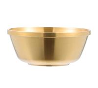 SWOOMEY Cuenco de Ofrenda Budista de Cobre Dorado, Material Confiable y Fácil de Almacenar, Diseño Clásico Forma Exquisita para Agua en Sala de Buda
