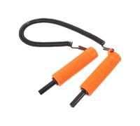 SWOOMEY de Seguridad para Pesca en Hielo, Pica Hielo Retráctil de Acero Inoxidable y PVC, Mango Antideslizante, Naranja, Autorrescate, para Caminar y Actividades de Invierno