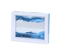 SWOOMEY Decoración de Mesa con Arena en Movimiento para Alivio del Estrés, Pintura de Arena Plástico para Estantes y Alféizar en Hogar y Oficina