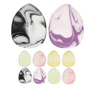 SWOOMEY Esponjas de Maquillaje Aplicador Flexible y Resistente en Forma de Gota Mini 10 Piezas de Poliuretano para Maquillaje en Bolsa o Bolsillo