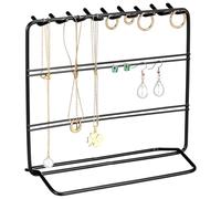 SWOOMEY Expositor Gran o Negro Varios Joyas y de Hierro Ganchos de Organizador Elegante Capacidad para Pendientes Collares para Tocador Mostrador
