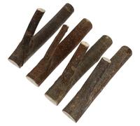SWOOMEY Ganchos Rústicos De Madera Para Abrigos Llaves Juego De 4 Piezas Con Diseño Inclinado Para Oficina Y Cuarto De Lavado