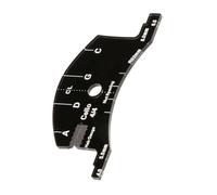 SWOOMEY Herramienta de Medición de para Violín de Plantilla de Reparación Práctica y Duradera Accesorios de Precisión para Revisión de Cuerdas y Altura