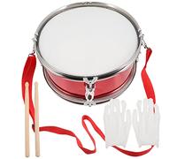 SWOOMEY Infantil Pequeño De 11 Pulgadas Color Rojo Brillante Baquetas, Kit De Instrumentos De Percusión Para Niños, Juguete Musical Educativo Para Práctica y Entretenimiento