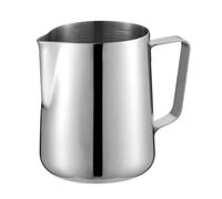 SWOOMEY Jarra de Acero Inoxidable de 600 Ml con Boquilla en Forma de Flor para Leche, Fácil de Limpiar y Almacenar, Adecuado para Preparar Café y Latte Art