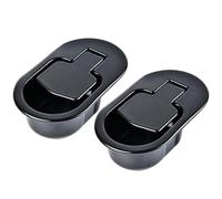 SWOOMEY Manijas de Repuesto de Metal Paquete de 2 Piezas para Sillón Reclinable Negro Diseño Resistente y Fácil de Desmontar para Muebles de Oficina y Hogar