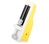 SWOOMEY Metrónomo Mecánico Profesional Amarillo Para Piano, Guitarra, Violín y Batería, Instrumento Musical Amplio Rango De Ritmo, Adecuado Para Exámenes y Práctica Precisa