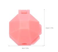 SWOOMEY Molde pequeño para cake pops: Molde de plástico para hornear piruletas con tapa - circular para postres para cocina casera, herramienta de repostería y panadería, 4,5 x 4,9 x 3,8 cm, color