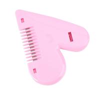 SWOOMEY Peine Cortador de Pelo de Doble Cara para Mujer, Diseño Ergonómico de Plástico Rosa, Adecuado para Recortar Flequillo y Reparar Cabello en Casa
