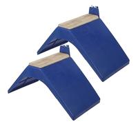 SWOOMEY Percha para Loro de Madera y Plástico Azul 2piezas, Juguete Multifuncional Seguro para Pájaros Pequeños y Mascotas, Adecuado para Descanso y Entretenimiento