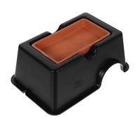 SWOOMEY Refugio Grande para Reptiles de Cerámica con Diseño de Caparazón de Tortuga, Cueva Humidificadora Decorativa para Geckos, Arañas y Anfibios, Hábitat Seguro y Natural para Mascotas