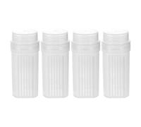 SWOOMEY Set de 4 Frascos Plásticos Soporte para Tinción de Portaobjetos, Capacidad para 5 Muestras, Ideales para Laboratorio Químico Ciencias Biológicas