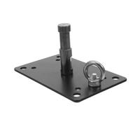 SWOOMEY Soporte de Luz para Lámpara Colgante de Acero Inoxidable con Placa de Fijación Negra, Instalación Fácil para Estudios Profesionales y Iluminación de Cine