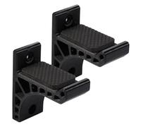 SWOOMEY Soporte para recurvo Universal, de Pared, Autoadhesivo y Tornillos Reforzados, ABS Negro, 1 par, Borde Liso, para Bow y Arrows en Tiro con