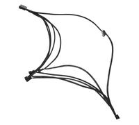 SWOOMEY Splitter De Ventilador De Computadora Adaptador De Cable para Múltiples Ventiladores Organizador De Refrigeración Extensión De Cable para Pc y CPU Solución para Gestión De
