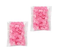 SWOOMEY Suministro de Pestañas 200 Vasos Plásticos Adhesivos Color Rosa para Extensiones y Pegamento de Pestañas Postizas en Aplicaciones de Lifting y Permanente