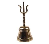 SWOOMEY Taoist Hand Bell De Cobre para Decoración del Hogar Campana Budista De Mano Sonido y Atractivo para Feng Shui y Prácticas Espirituales