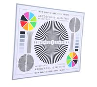 SWOOMEY Tarjeta de Calibración de Enfoque Material de Papel para CCTV y Lentes Imagen Clara y Aplicación Versátil para Uso en Interiores y Exteriores