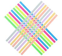 SWOOMEY Tiras Adhesivas de Lectura Pet Fluorescentes y Tonos Suaves, 2 Libros de Pegatinas Escolares Portátiles para Marcar Textos, Accesorio de Aprendizaje y Concentración en Estudio