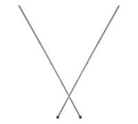SWOOMEY Varillas de Repuesto de Hierro para Futbolín 0,7 M, 8 MM Diámetro, 52,5 CM Longitud Tapas de Seguridad, Accesorio para Mesa de Futbolín en Partidas Familiares