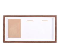SWOOMEY Vitrina Pantalla Acrílica Transparente Cuadro Medallas y Diseño Rectangular Moderno para Exhibir y Coleccionar Medallas de Madera y Papel para Maratón