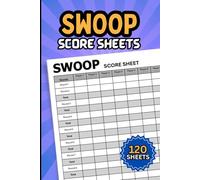 Swoop Score Sheets: Score Pads for the Swoop Card Game | Easy Score Tracking for Family Game Nights & Card Game Tournaments
