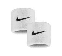 Swoosh Classic Brazaletes Pequeños Fitness - Blanco/Negro Nike
