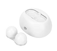 SWOQ Limpiador de lentes de contacto, pequeño, exquisito, eléctrico, automático, cuatro colores, portátil, limpiador de lentes de contacto para el hogar, para el trabajo, viajes, color blanco