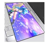 Sword Art Online Alfombrilla de ratón Anime de 800x300 mm, alfombrillas para mouse con teclado, alfombrilla de ratón para juegos profesional XXL grande con base de goma de 3 mm de grosor, para PC, B