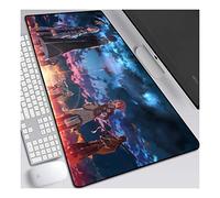 Sword Art Online Anime Alfombrillas de Ratón - Gaming Mousepad 700x300mm, 3mm Base de Goma Antideslizante, Superfície con Textura Especial, Compatible con ratón láser y óptico, para PC y Laptop,A