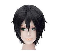 Sword Art Online Kazuto Kirigaya Kirito Anime Cosplay Wig Black Short Fluffy Layered Hair Wigs