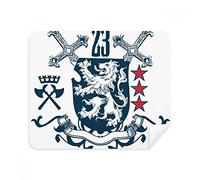 Sword Medieval Knights of Europe Lion Emblema - Limpiador de pantalla para gafas de limpieza, 2 piezas de tela de ante