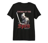 Sword of The Spirit - Christian Warrior Knight Graphic Camiseta Premium