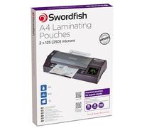 Swordfish 48021- Fundas para plastificar (A4, 250 micras, 100 unidades)
