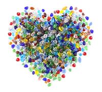 Swpeet 0,5 kg pequeñas astillas de tambor, chips de gemas, piezas trituradas, piedras de forma irregular, fragmentos de cristal, piedra, perfectas para la elaboración de joyas, decoración del hogar