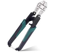 Swpeet 1 alicates de corte de pernos resistentes de 8 pulgadas, alicates de rotura de alambre con asas ergonómicas antideslizantes de goma, cortador de bloqueo para cortar cerradura de cadena, cable y