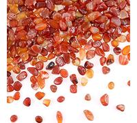 Swpeet 1 libra de ágata láctea marina a granel piedras grandes piedras preciosas trituradas piezas 0.35 - 0.5 pulgadas piedras virutas trituradas de cristal natural cuarzo perfecto para hacer joyas