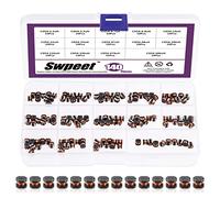 Swpeet 140 unidades de inductores de potencia SMD de 14 valores, 2.2UH - 680UH CD54, inductores de chip de 5.8 mm - 2.2UH 3.3UH 4.7UH 6.8UH 10UH 22UH 33UH 47UH 68UH 100UH 220UH 333UH 0UH 47 0UH 680UH