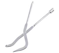 Swpeet 1pc 12 pulgadas de pinzas de resorte de freno, pinzas de resorte de freno de doble cabeza de aleación de aluminio, resorte de retorno de freno de tambor de acero chapado para