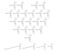 Swpeet 20Pcs 2 pulgadas pesados Slatwall ganchos Kit de selección, Slatwall accesorios Slatwall Panel ganchos Organización de garaje Slat Wall Hook Pegboard Gridwall gancho de pantalla para la venta