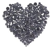 swpeet 550 piezas varios tamaños resina botones 2 y 4 agujeros Craft botones Redondo para Costura DIY manualidades niños botón manual de pintura (marrón)