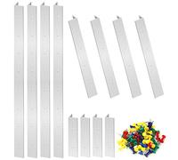 Swpeet 72Pcs 3 Tamaños 3inch 6inch 12inch Vidrio Suministros Sistema de Bloque de Diseño con Color Mixto Empujar Pines Herramientas Kit de Sorteo, Perfecto Para Paneles de Vidrio Que Hacen Artesanía