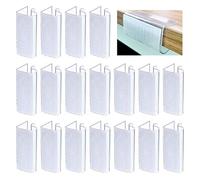 Swpeet Juego de 30 clips para zócalo de mesa, clips para mesa de 3/4 a 1 pulgada con gancho y bucle, perfectos para bodas, hogar, reuniones, fiestas, picnic, patio, banquetes en interiores