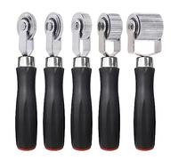 Swpeet Juego de 5 rodillos de sonido para coche, 5 unidades, para coche, deadener, herramienta de instalación de metal para coche