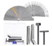 Swpeet Juego de herramientas de ajuste de válvulas de 4 piezas, ajuste del tornillo de válvula del motor de la motocicleta, incluye herramienta de agujero cuadrado, herramienta de agujero hexagonal