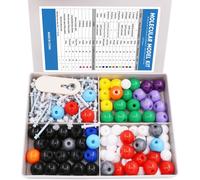 Swpeet - Kit de 240 modelos moleculares de qu mica org nica para estudiantes y profesores. Incluye 86 tomos, 153 enlaces y una herramienta para