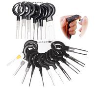 Swpeet Kit de selección de Herramientas de eliminación de terminales de 19 Piezas, extractores de Pines de terminales de Conectores de Alambre Kit de Extractor de Pines de terminales para la mayoría