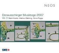 SWR Sinfonieorch.Baden Baden und Freiburg - Donaueschinger Musiktage 2007 Vol.3 By SWR Sinfonieorch.Baden Baden und Freiburg (2013-09-09)